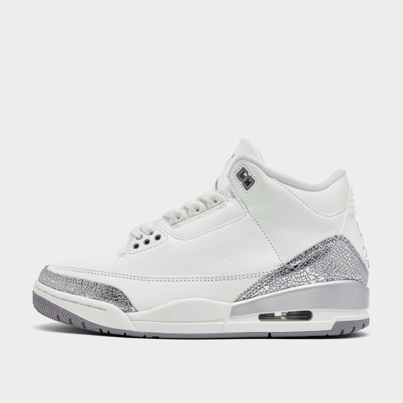 NWT WMNS Jordan 3 “sail & Metalic silver” - Picture 3 of 11